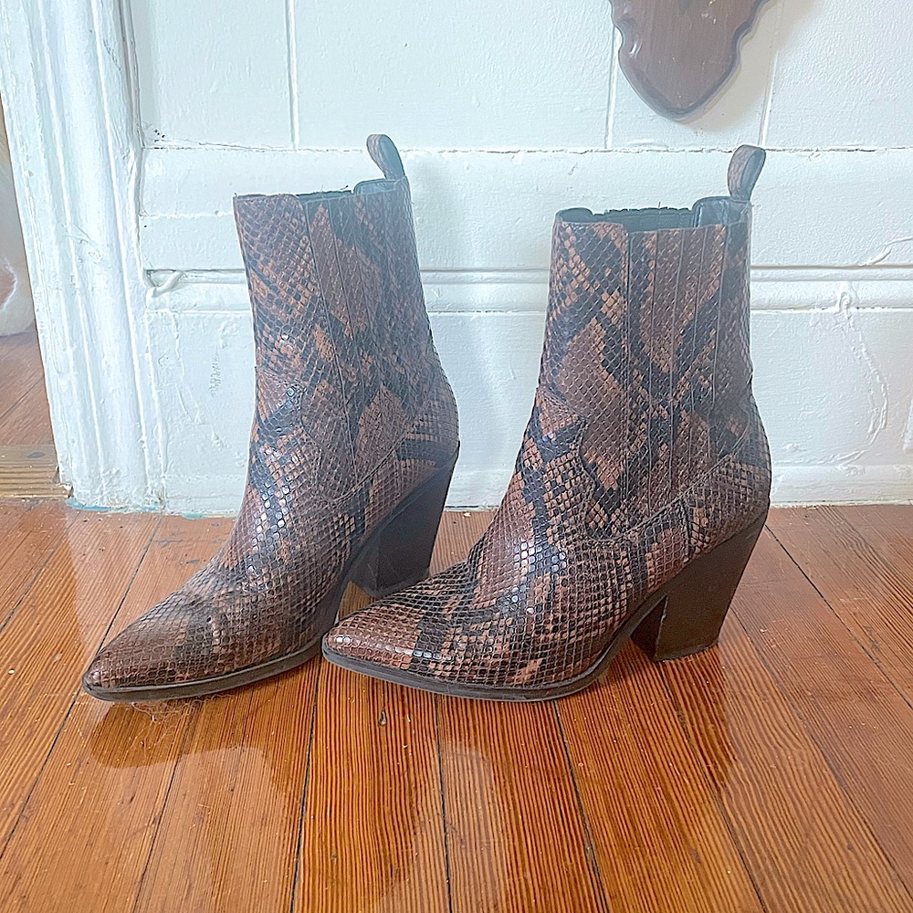 ALDO Snakeskin Boots with Heel